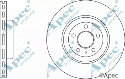 APEC BRAKING dsk3241 -  Тормозной диск